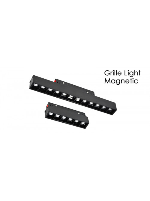 МАГНИТНЫЙ ПРОЕКТОР LED GRID 18W 1800LM 48V CHIP OSRAM CRI90 BLACK MONDO LUCE
