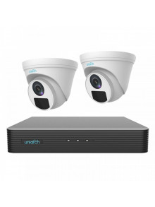 Комплект IP видеонаблюдения Uniarch NVR 4CH + 2 камеры 5 Мп (INT)