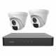 Комплект IP видеонаблюдения Uniarch NVR 4CH + 2 камеры 5 Мп (INT)