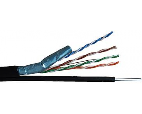 Cablu FTP LK-CAT.5E-FTP CU MESS 4x2x1/0,48CU cu Cord. Bobina: 305m