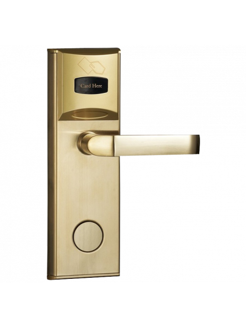 LH1000 Golden L  Yala hoteliera RFID. Protocol: Mifare. Finisaj: Metal