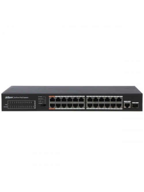 DH-PFS3125-24ET-190 24-Port FE PoE+