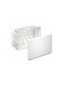 Junction casing with cover, 240 x 142 x 87 mm, halogen-free