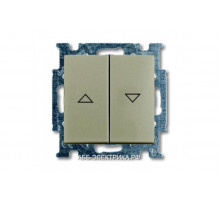 Выключатель жалюзийный, цвет Шампань, ABB Basic 55