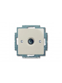 Телевизионная оконечная розетка TV, цвет Шампань, ABB Basic 55