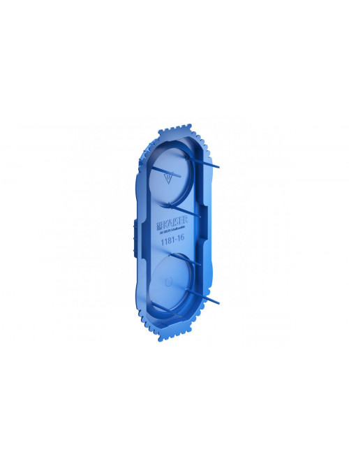 Signal cover UP¹ for installation openings Ø 2x60 mm