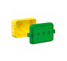 One-gang box for Italian and American accessories