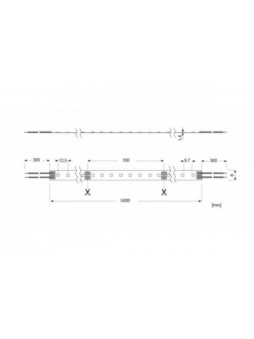 LED Essence Strip 1000, 40W 930/24V 5M