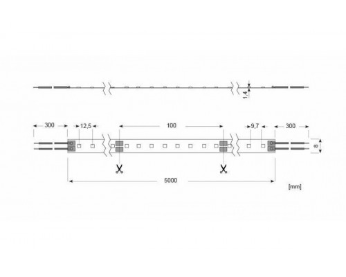 LED Essence Strip 500, 18W 965/24V 5M