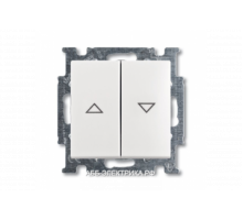 Выключатель жалюзийный, цвет Бежевый, ABB Basic 55