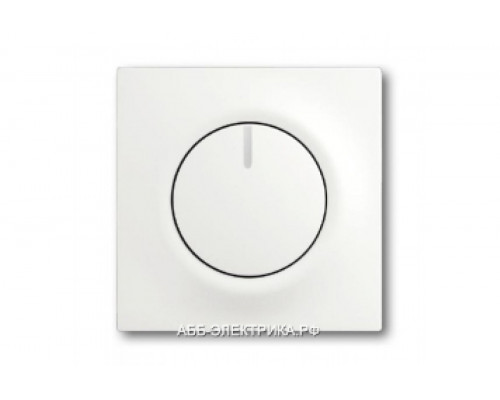 Светорегулятор под люминесцентные лампы 1-10В, цвет Белый бархат, ABB Impuls