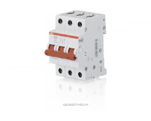 ABB SD203 Рубильник 3P 40A рычаг крас.
