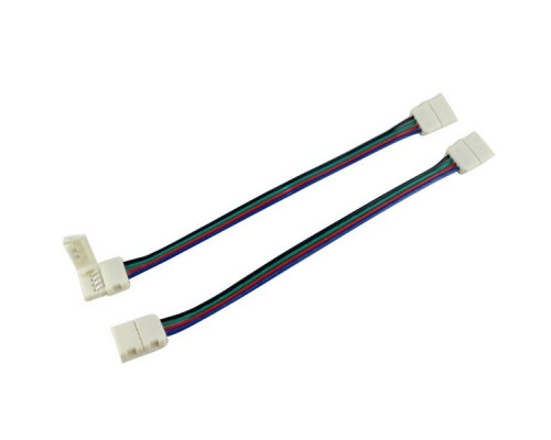 Коннектор PROLUM™ для LED ленты 10 мм, RGB + 2 зажима