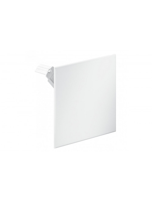 Push-on cover with diagonal support option, RAL 9010