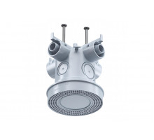 Lamp box with perforated collar Ø 85 mm