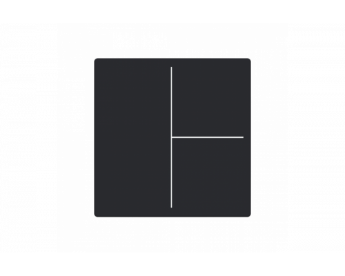 Busch-Jaeger – LFW/A.3.63.11-885 Cover plate black matt - 63x63