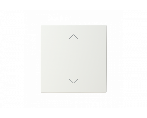 Busch-Jaeger – LFAW/A.1.55.11-914 Cover plate with legend with Symbol "arrows" alpine white - Busch-balance SI
