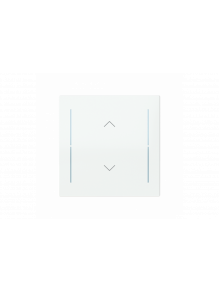 Busch-Jaeger – LFAW/A.1.70.11-44G Cover plate with legend with Symbol "arrows" studio white - Busch-art linear