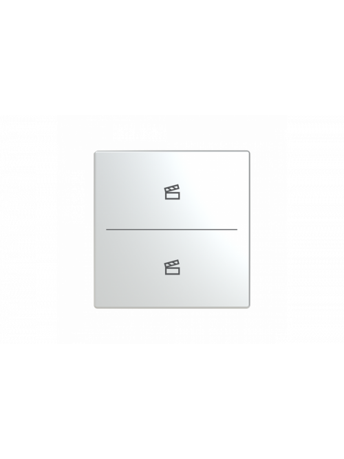 Busch-Jaeger – LFST/A.2.63.11-866 Cover plate with legend with Symbol "scene" stainless steel - Pure Stainless Steel