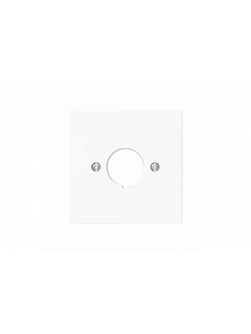 Cover plate Bore hole 1 gang studio white matt - Busch-art linear