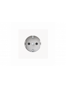 SCHUKO® socket Without imprint Safety Shutter Protective contact (SCHUKO) studio white matt  - Busch-art linear