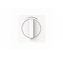 Busch-Jaeger – 1740 DR/03-44M Cover plate with legend Loudspeaker connection Turn button studio white matt - Busch-art linear