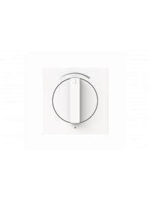 Busch-Jaeger – 1740 DR/03-44M Cover plate with legend Loudspeaker connection Turn button studio white matt - Busch-art linear