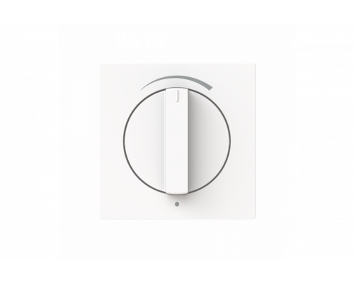 Busch-Jaeger – 1740 DR/03-44M Cover plate with legend Loudspeaker connection Turn button studio white matt - Busch-art linear