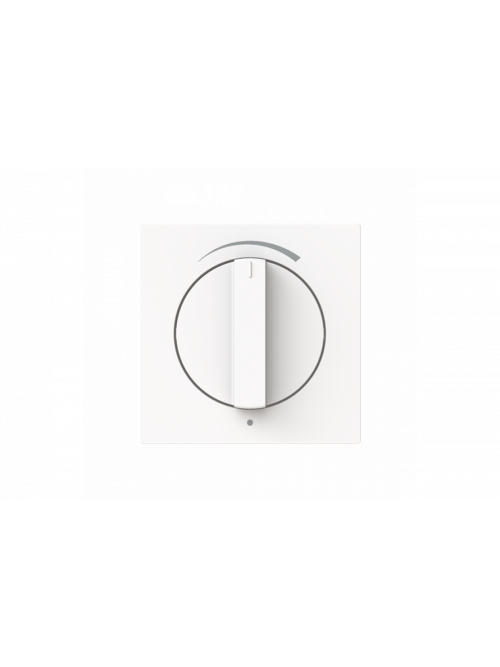 Busch-Jaeger – 1740 DR/03-44M Cover plate with legend Loudspeaker connection Turn button studio white matt - Busch-art linear