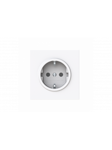 Socket insert Without imprint Safety Shutter Protective contact (SCHUKO) studio white  - Busch-art linear