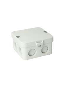 Junction box AK1-IP65, grey, with 8 entries M25