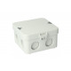 Junction box AK1-IP65, grey, with 8 entries M25