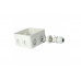 Junction box AK1-IP65, grey, with 8 entries M25