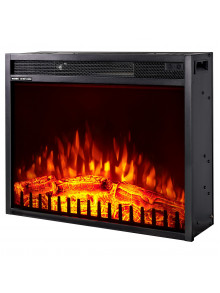 Встраиваемый электрокамин Viena 23, 477x585x180 mm, 1500W, 2 мощности обогрева, 5 режимов интенсивности пламени, Таймер
