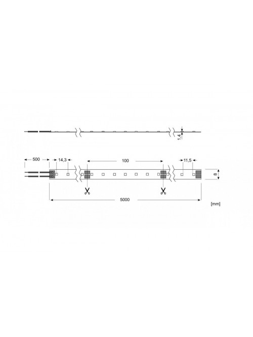 LED Star Strip 400, LED STRIP 400 S 865/24V IND