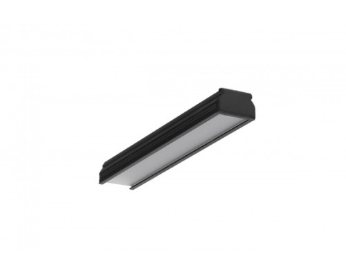 профиль LED UNI12 BCD/U 2000 чёрный анодированный в упаковке