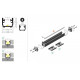 profil LED FLOOR12 K/U 2000 anod.