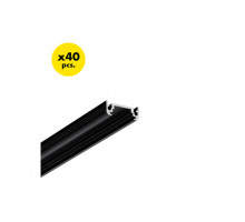 профиль LED SURFACE10 BC/UX 2000 чёрный анодированный [40szt]