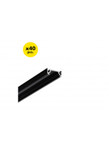 профиль LED SURFACE10 BC/UX 2000 чёрный анодированный [40szt]