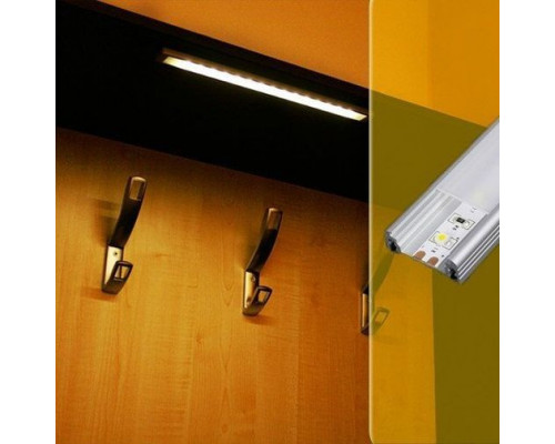 Profil LED aparent SURFACE 14, negru, lungime 2m