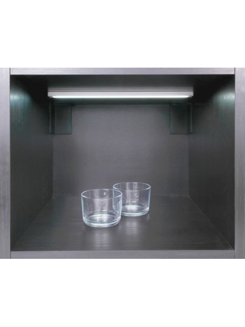 Profil LED aparent SURFACE 14, negru, lungime 2m