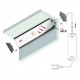 Profil LED de colț CABI 12, aluminiu neanodizat, lungime 2m