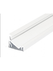 Profil LED de colț CORNER 14, alb, lungime 2m