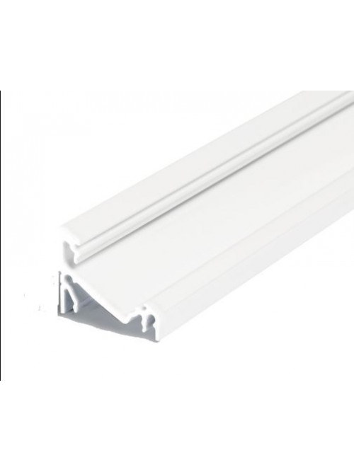 Profil LED de colț CORNER 14, alb, lungime 2m