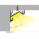 Profil LED de colț CORNER 14, alb, lungime 2m