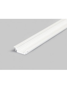 Profil LED încastrat GROOVE10, alb, lungime 2m