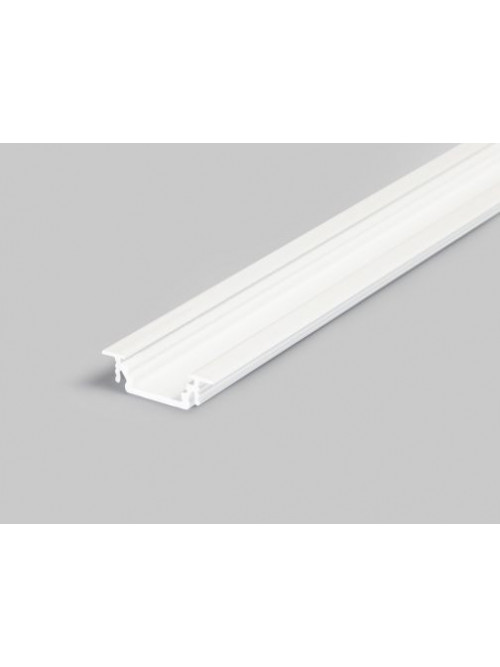 Profil LED încastrat GROOVE10, alb, lungime 2m