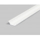 Profil LED încastrat GROOVE10, alb, lungime 2m