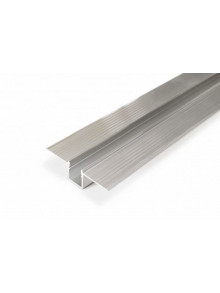 Profil LED încastrat HIDE10, aluminiu neanodizat, lungime 2m