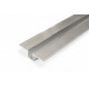 Profil LED încastrat HIDE10, aluminiu neanodizat, lungime 2m